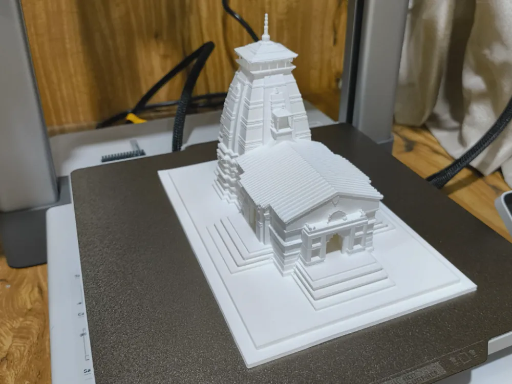 Kedarnath Temple Miniature – Sacred Jyotirlinga Temple Model for Home & Pooja thumbnail 5