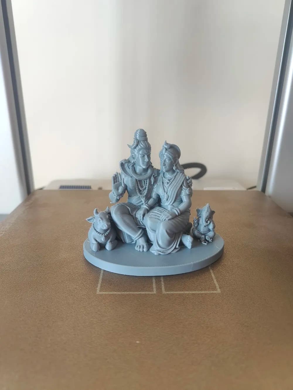 Shiv Parvati Family Idol – Sacred Shiv Parivar Murti for Pooja & Home Temple thumbnail 2