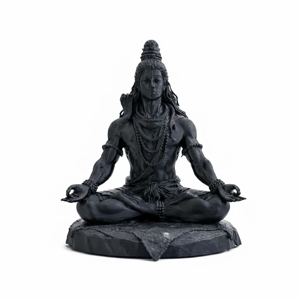 Mahadev Shiva Meditation Pose Statue thumbnail 3