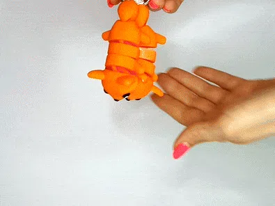 Cute Flexi Pets Fox – Articulated Flexible Mini Fox Keychain thumbnail 2