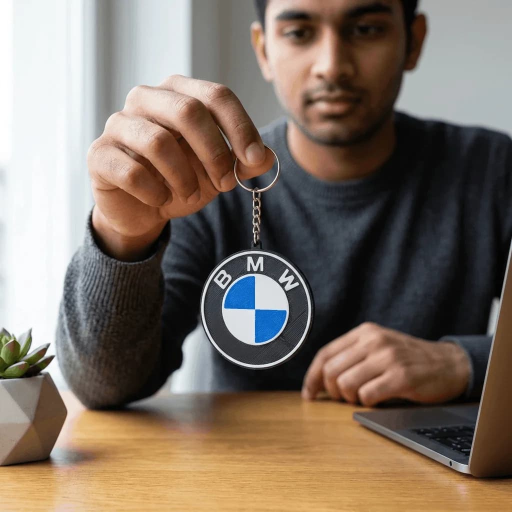 BMW Keychain Online | Premium 3D Print – 3DPrintShop thumbnail 4