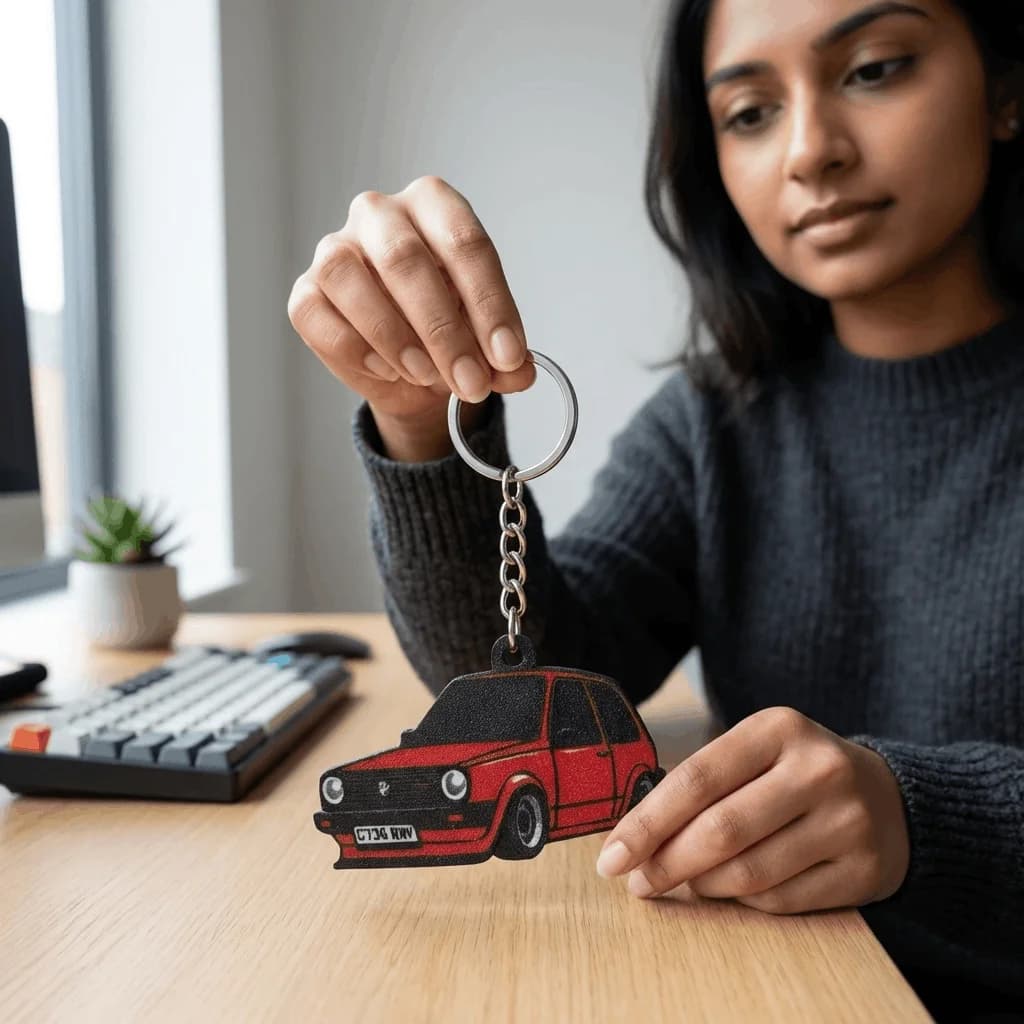 Polo GT Keychain Buy Online | Premium 3D Print thumbnail 4