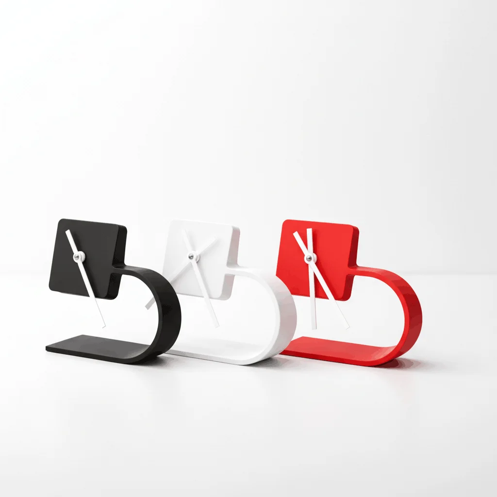 Modern Minimal Desk Clock thumbnail 3