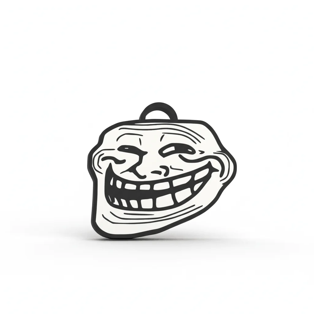 Custom Meme Keychain | Funny Gift in India – 3DPrintShop thumbnail 2