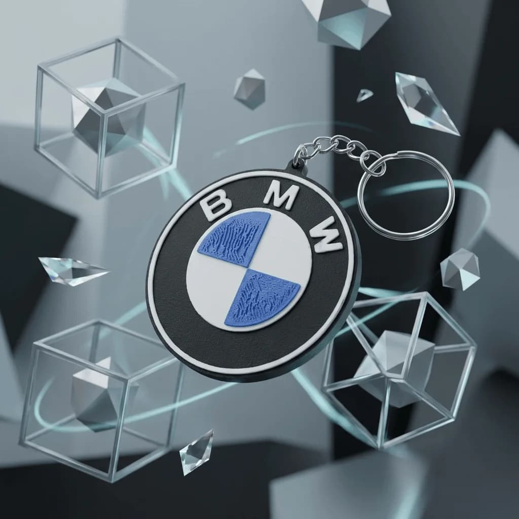 BMW Keychain Online | Premium 3D Print – 3DPrintShop thumbnail 2