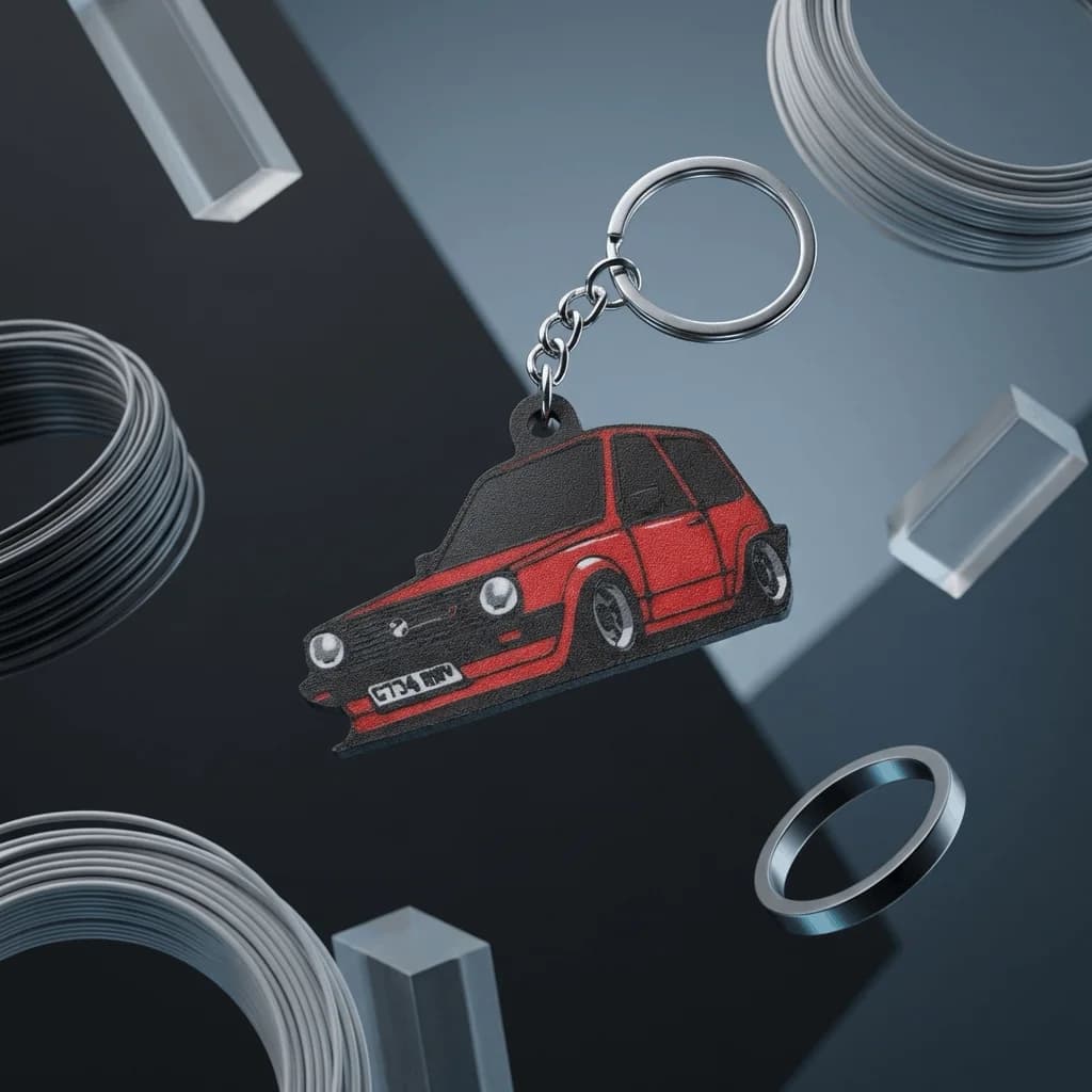 Polo GT Keychain Buy Online | Premium 3D Print thumbnail 2