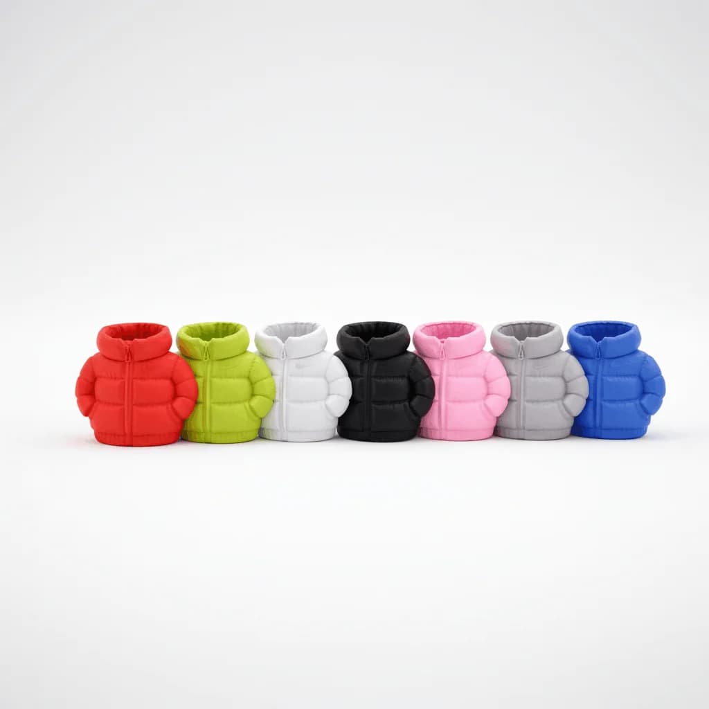 Puffer Jacket Pen Holder (Workspace Organizer) thumbnail 3