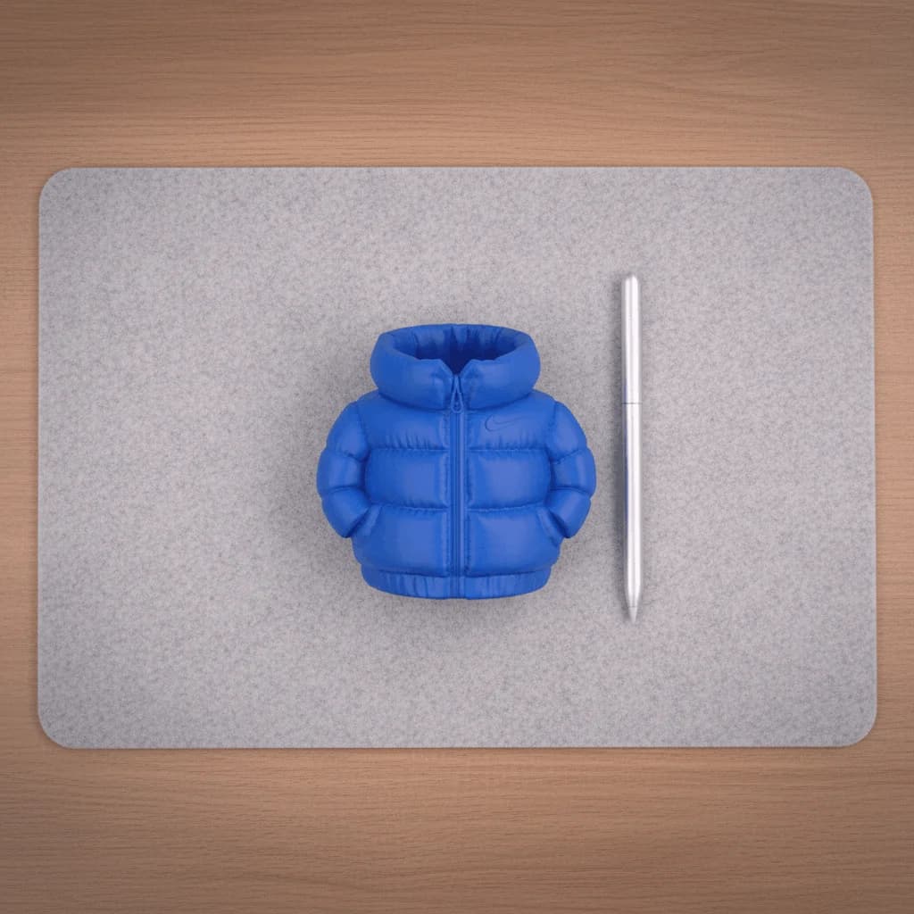 Puffer Jacket Pen Holder (Workspace Organizer) thumbnail 4