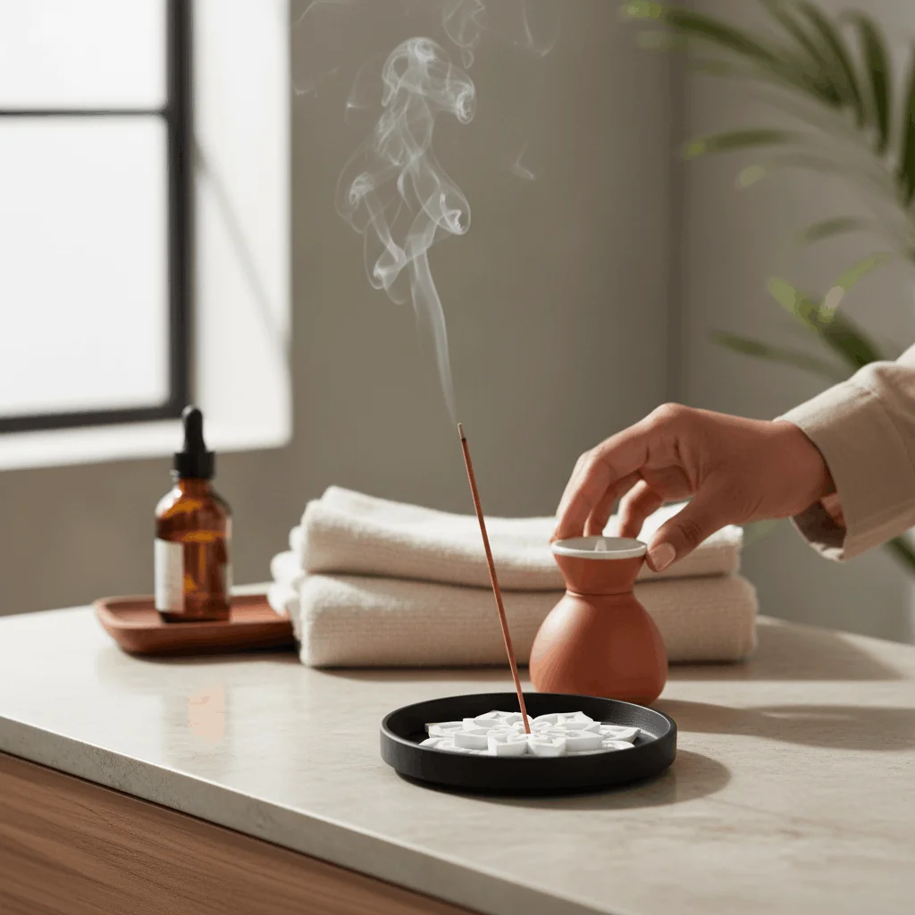 Lotus Incense Holder | Minimal Ash-Catching thumbnail 2