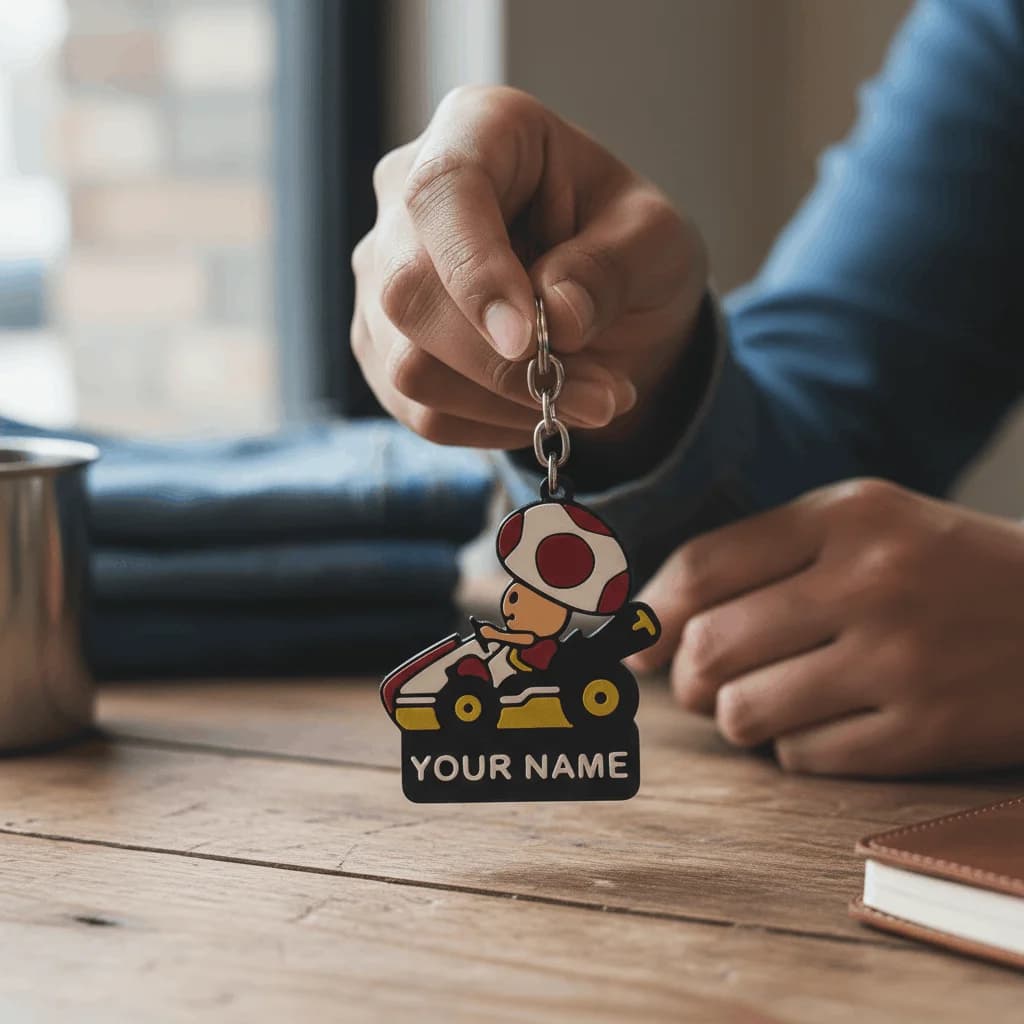 Toad Keychain Buy Online | Cute 3D Print – 3DPrintShop thumbnail 2