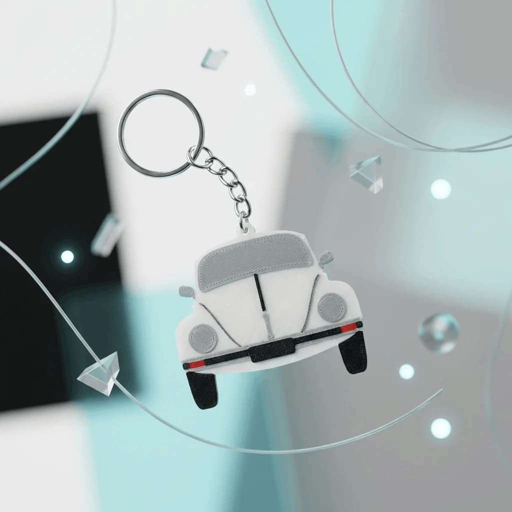 Volkswagen Beetle Keychain thumbnail 2