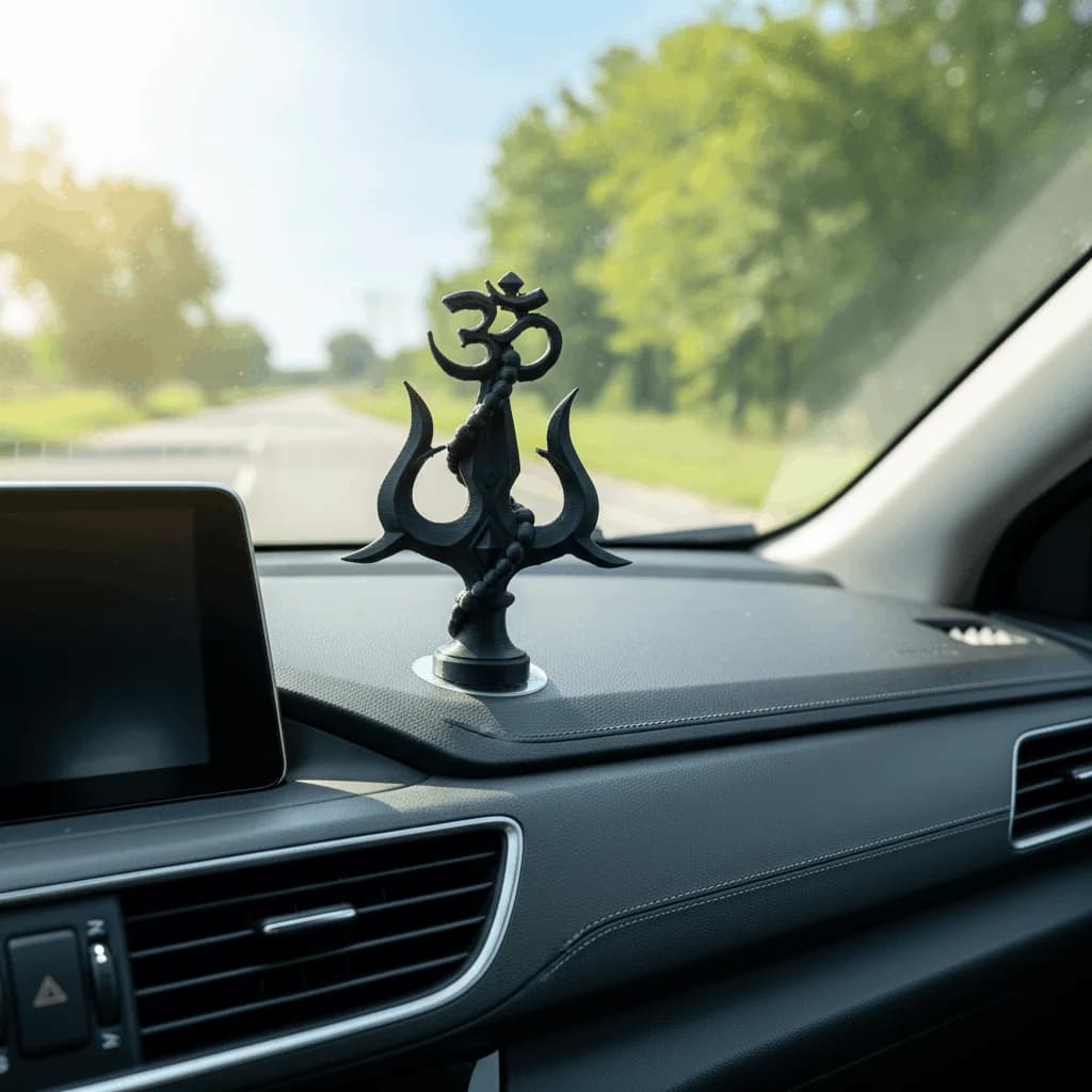 Shiva Trishul Showpiece | Premium Decor Stand – 3DPrintShop thumbnail 3
