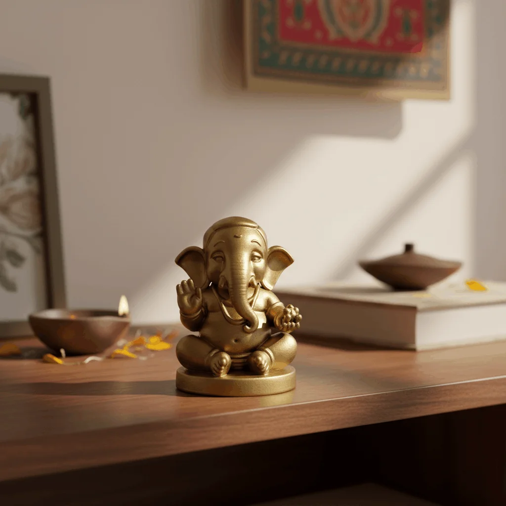 Ganesha Idol for Home | Lucky Blessing Décor – 3DPrintShop thumbnail 3