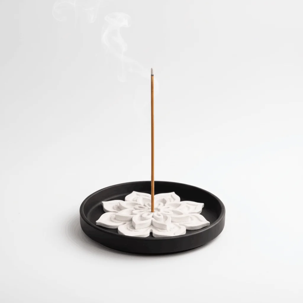 Lotus Incense Holder | Minimal Ash-Catching thumbnail 3