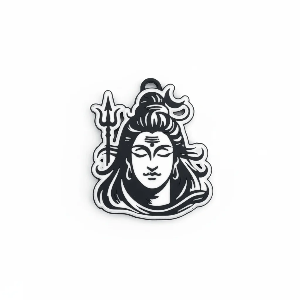 Shiva Keychain Buy Online | Premium 3D Print – 3DPrintShop thumbnail 3