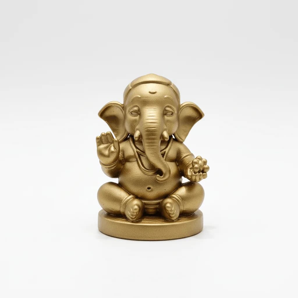 Ganesha Idol for Home | Lucky Blessing Décor – 3DPrintShop thumbnail 4