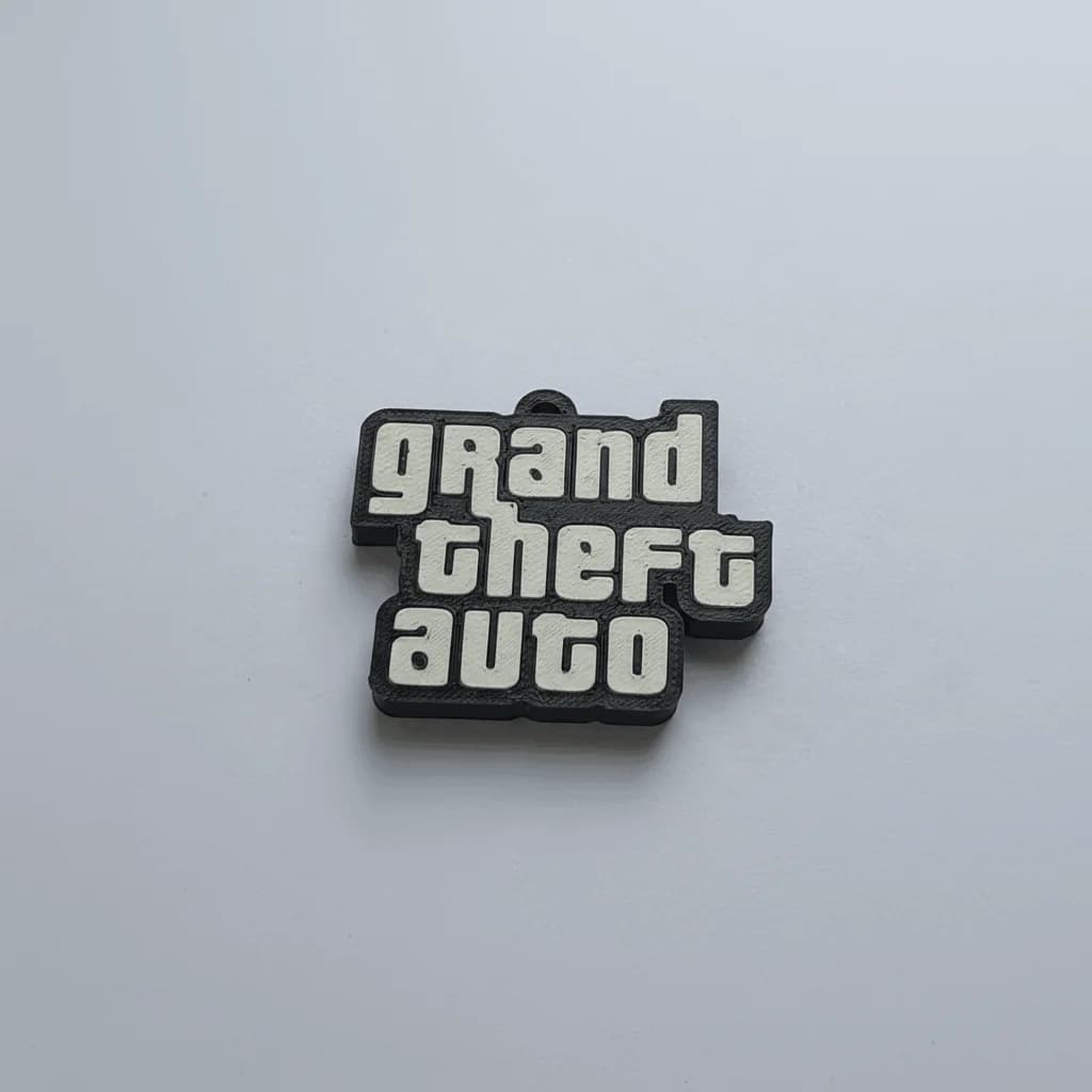 GTA Keychain Buy Online | Premium 3D Print – 3DPrintShop thumbnail 4