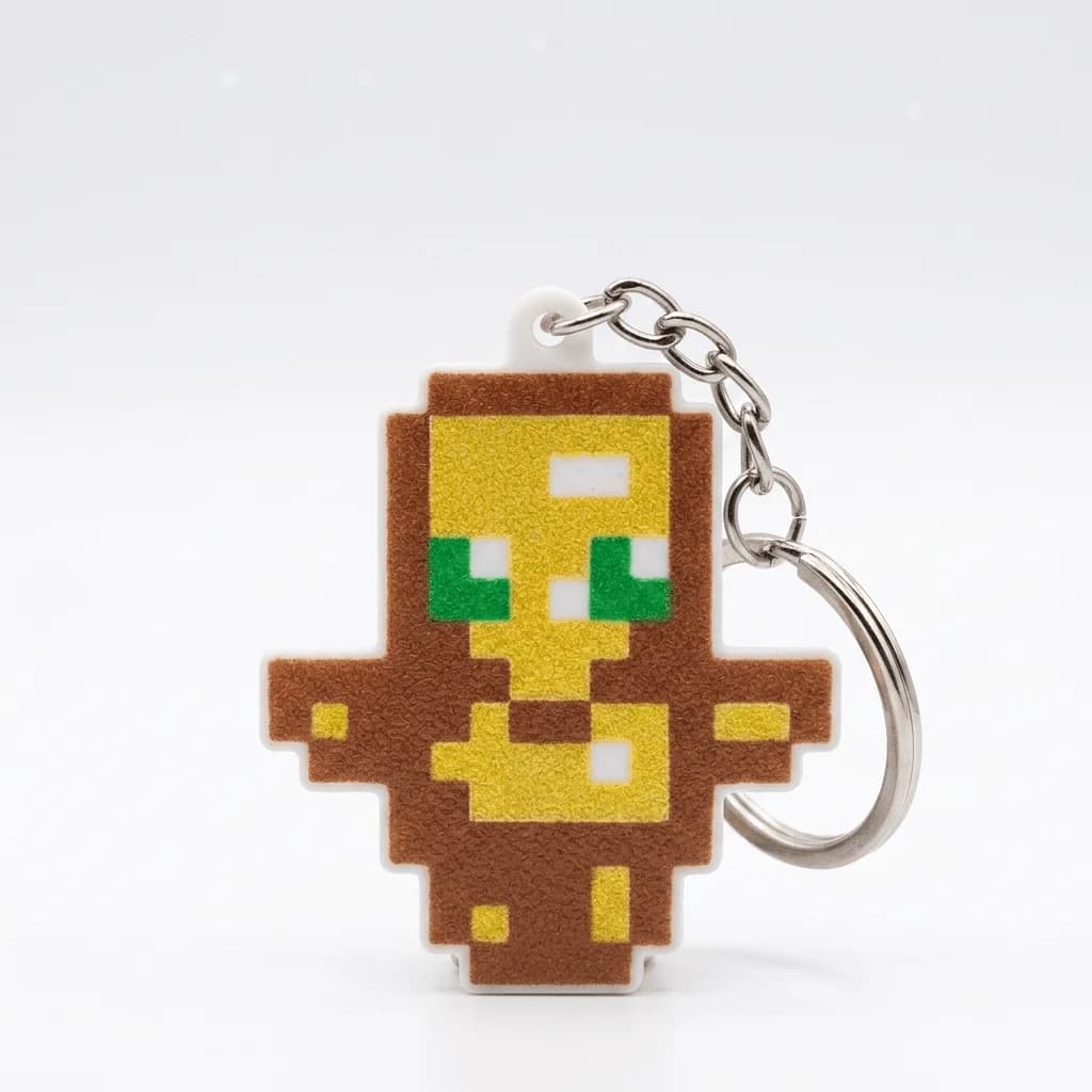 Undying Keychain – Premium 3D Printed Eternal Design Keyring thumbnail 3