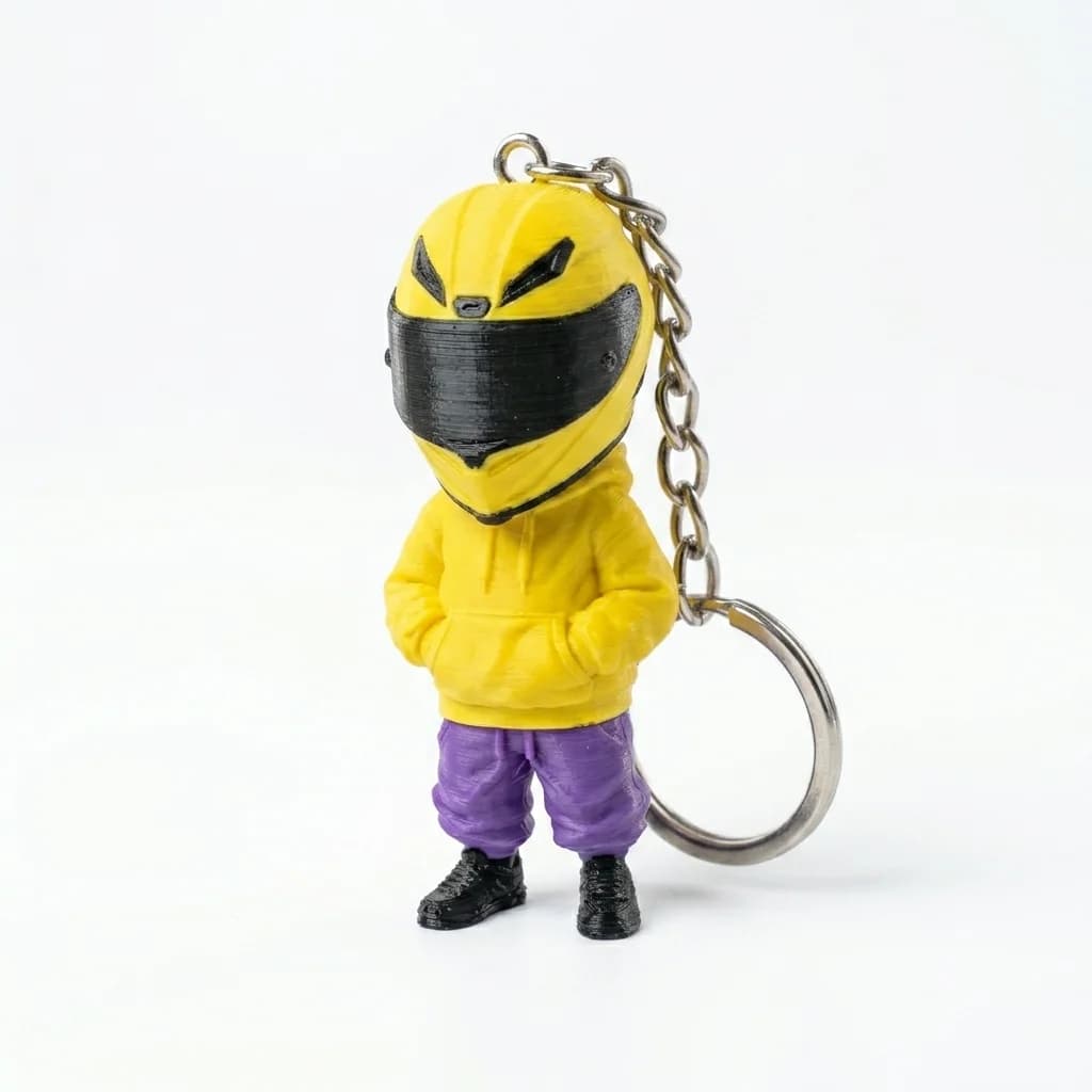 Bike Rider Keychain | Stylish Gift – 3DPrintShop thumbnail 2