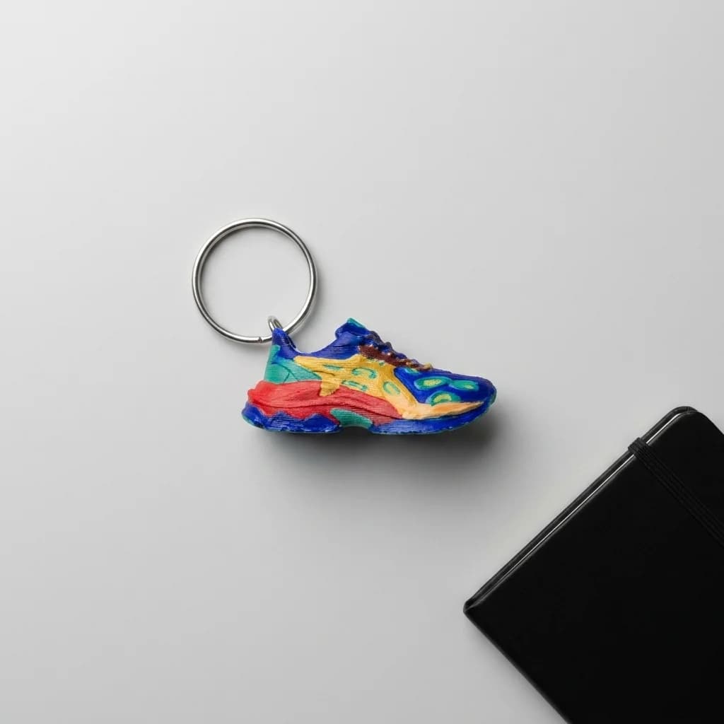 Shoe Keychain | Hand-Painted Gift – 3DPrintShop thumbnail 2