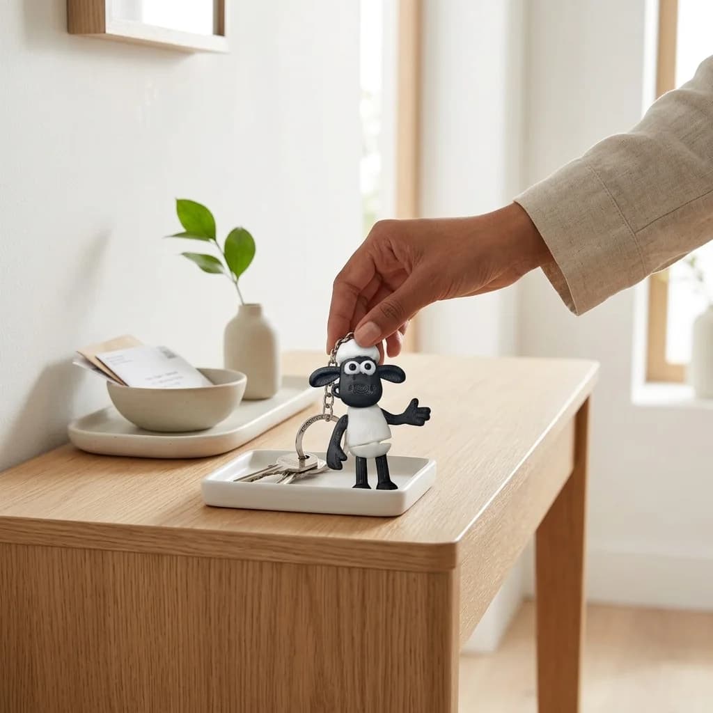 Shaun The Sheep Keychain thumbnail 3