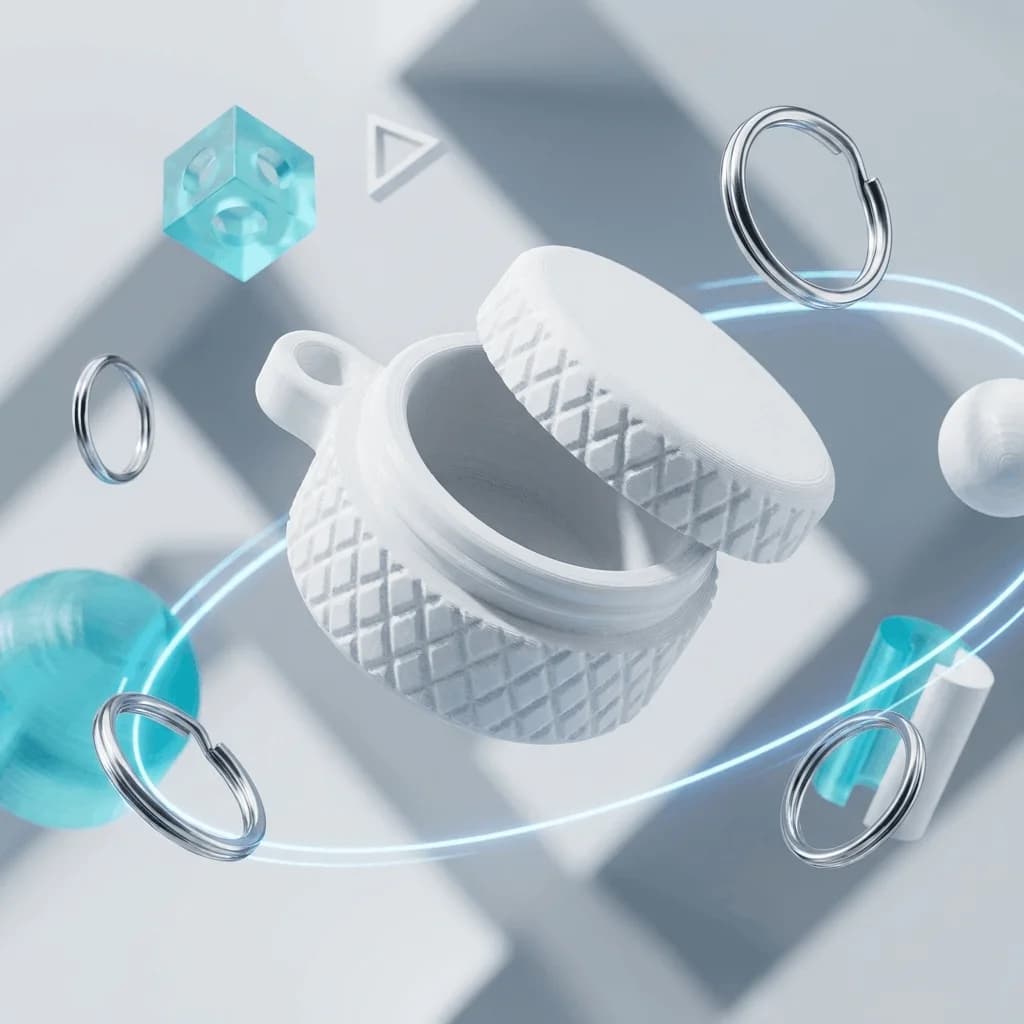 Jewellery Keychain Online | Stylish Gift – 3DPrintShop thumbnail 2