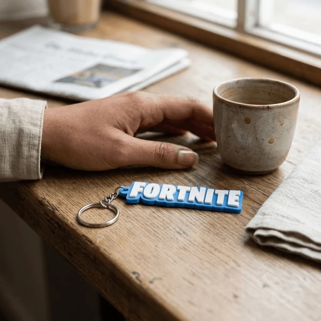 Fortnite Keychain Online | Gamer Gift – 3DPrintShop thumbnail 2