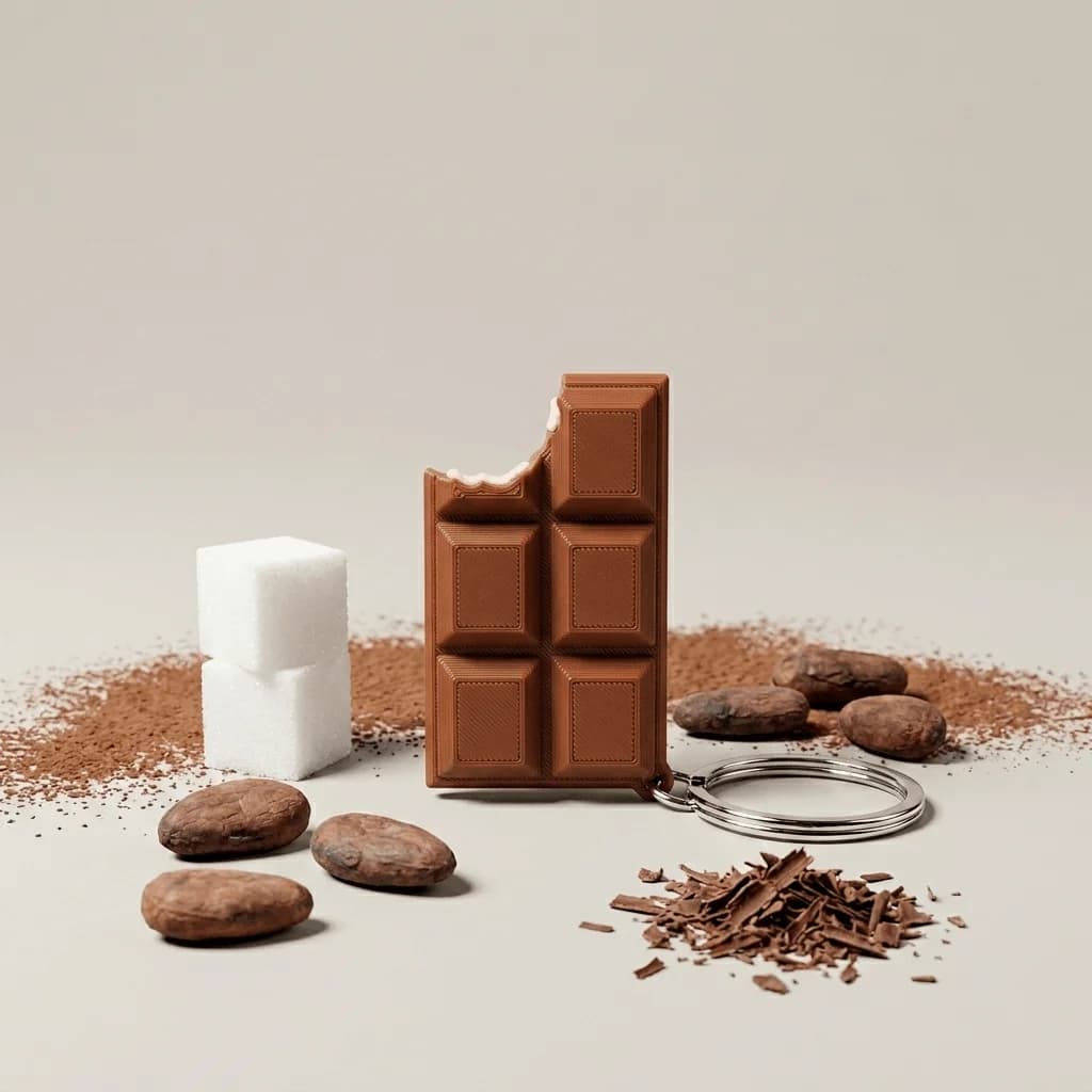 Chocolate Bar Keychain thumbnail 2