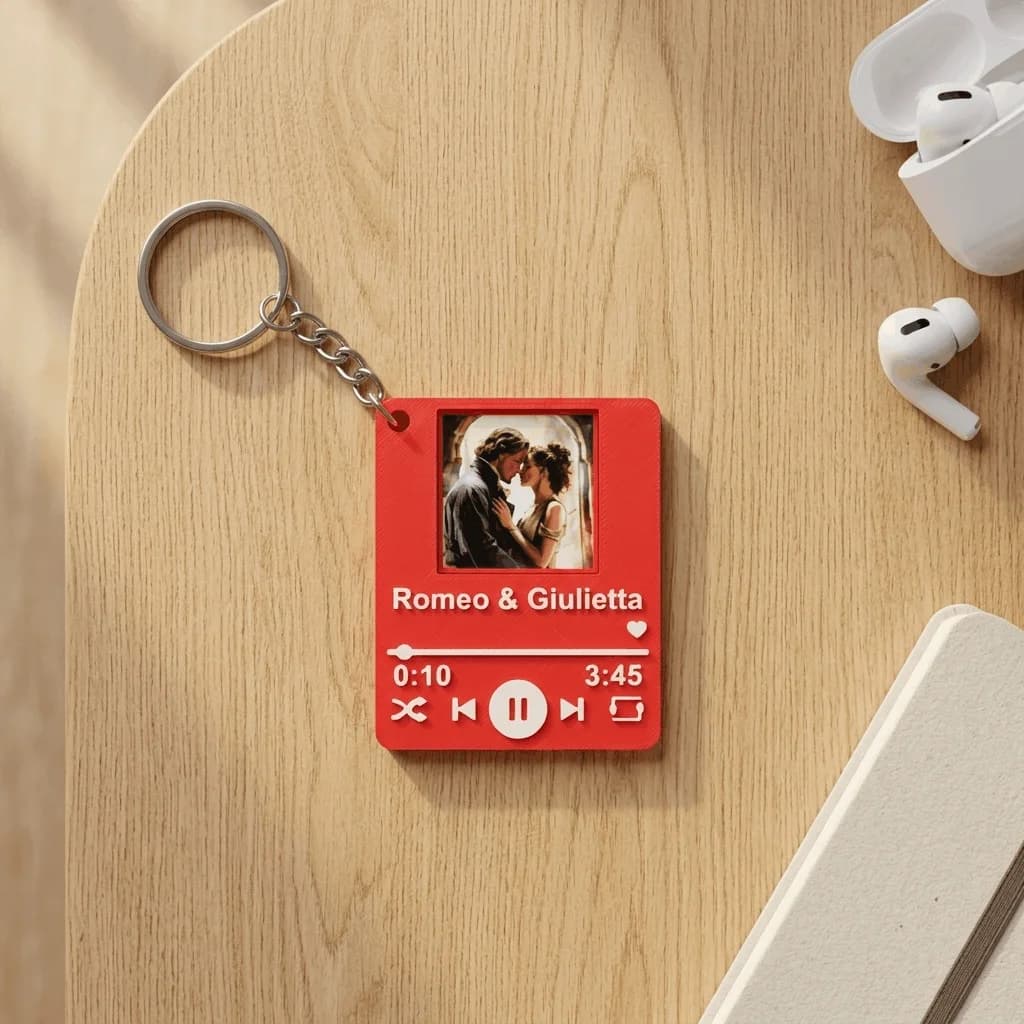 Custom Spotify Keychain | NFC Photo Gift – 3DPrintShop thumbnail 3