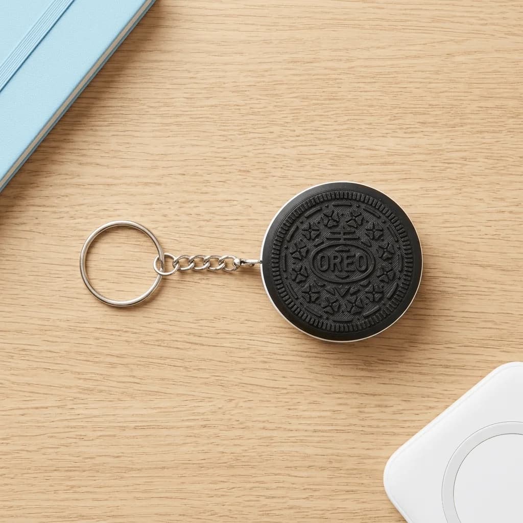 Oreo Keychain | Cute 3D Printed Gift – 3DPrintShop thumbnail 3