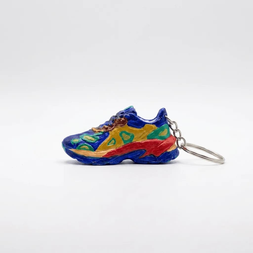 Shoe Keychain | Hand-Painted Gift – 3DPrintShop thumbnail 3