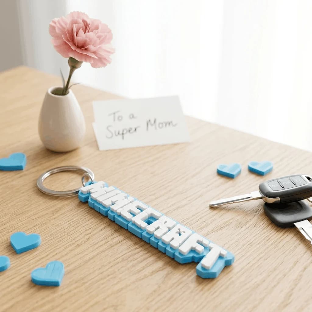Minecraft Keychain Online | Premium Print – 3DPrintShop thumbnail 3