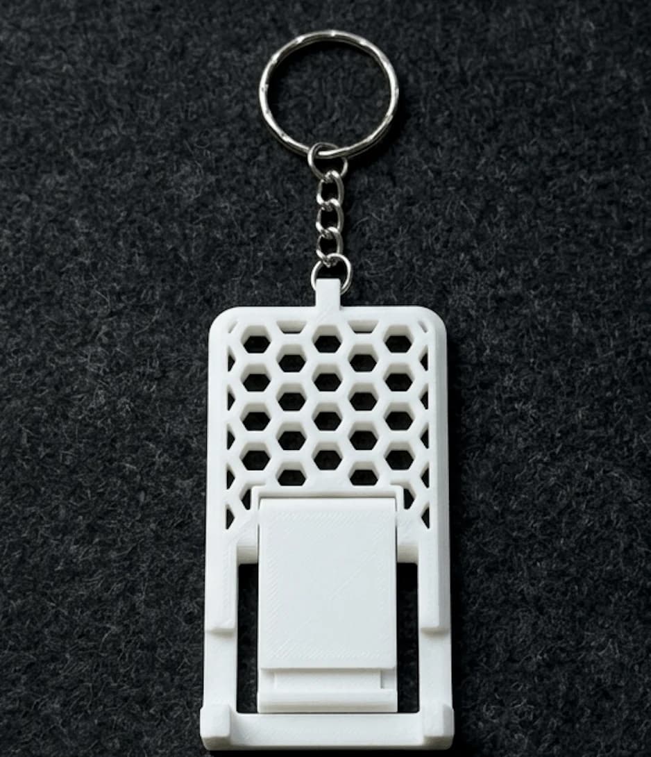Phone Stand Keychain | Compact Utility – 3DPrintShop thumbnail 3