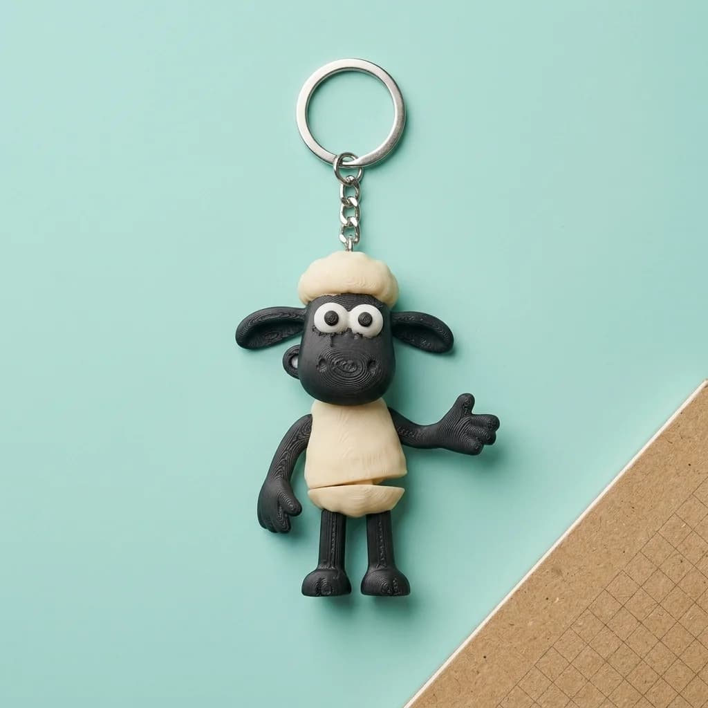 Shaun The Sheep Keychain thumbnail 4
