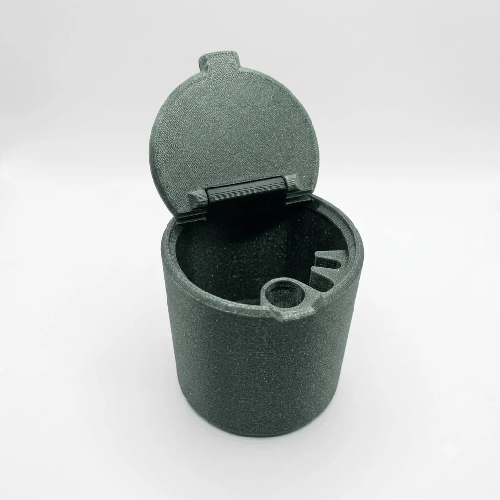 Ashtray with Lid | Windproof and Odour-Proof – 3DPrintShop thumbnail 4