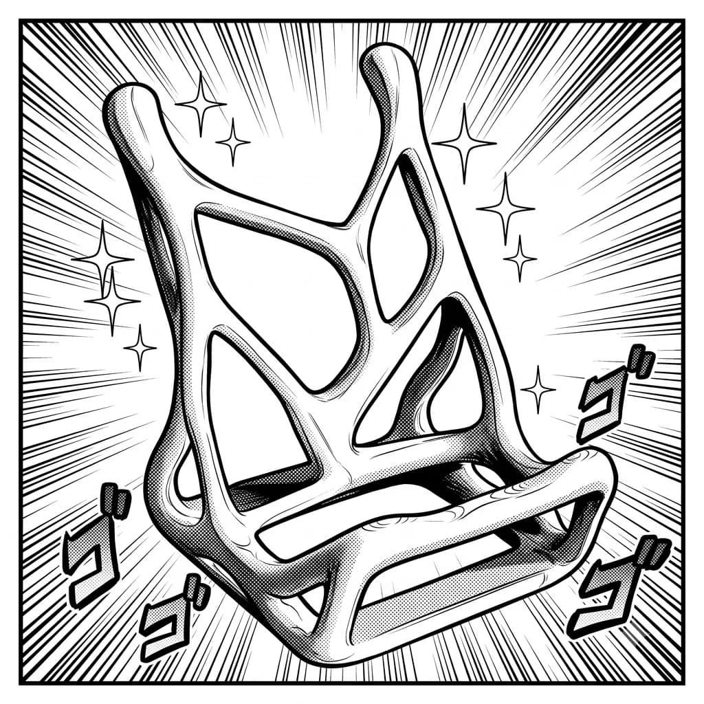 Mobile Stand for Desk | Sculptural Bone Design – 3DPrintShop