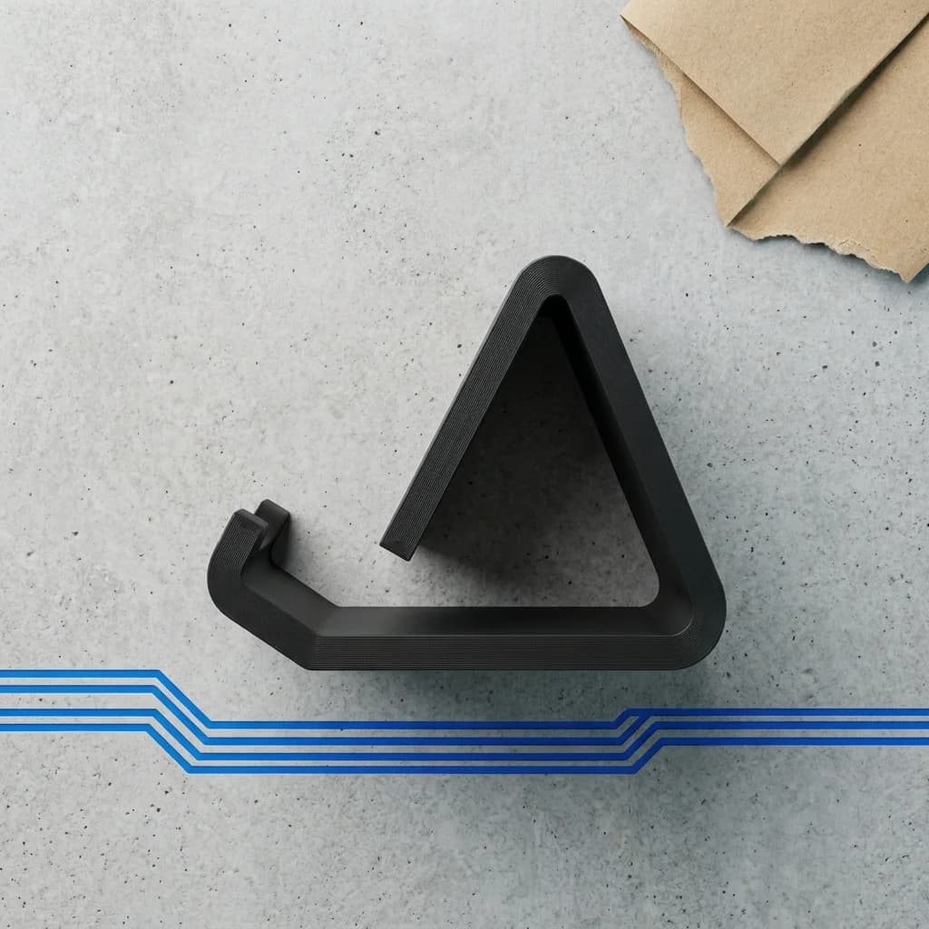 Mobile Stand | Minimal Desk Phone Holder – 3DPrintShop thumbnail 2