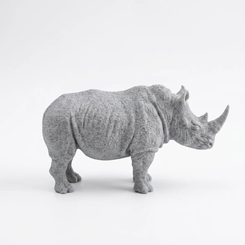 Rhino Showpiece | Lifelike Animal Décor – 3DPrintShop thumbnail 4