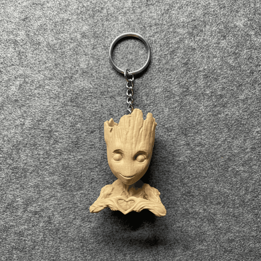 Groot Keychain Buy Online | Cute Gift – 3DPrintShop