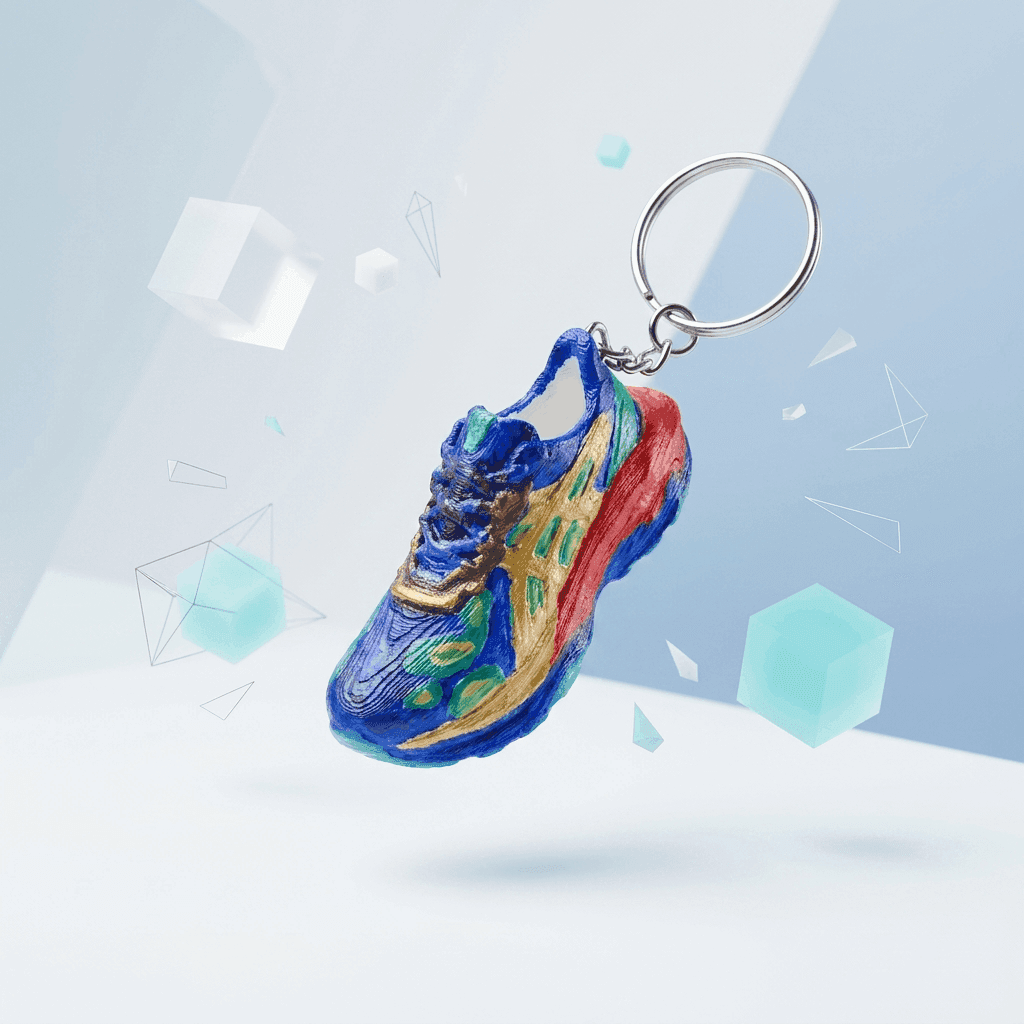 Shoe Keychain | Hand-Painted Gift – 3DPrintShop