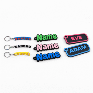 Custom 3D Printed Name Keychain – Personalized Name Tag for Keys, Bags & Gifts